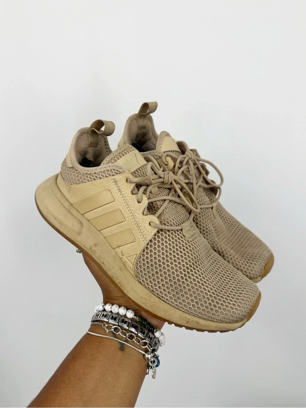 Adidas Tan XPLR Casual Sneakers Big Boy Kids Size 5